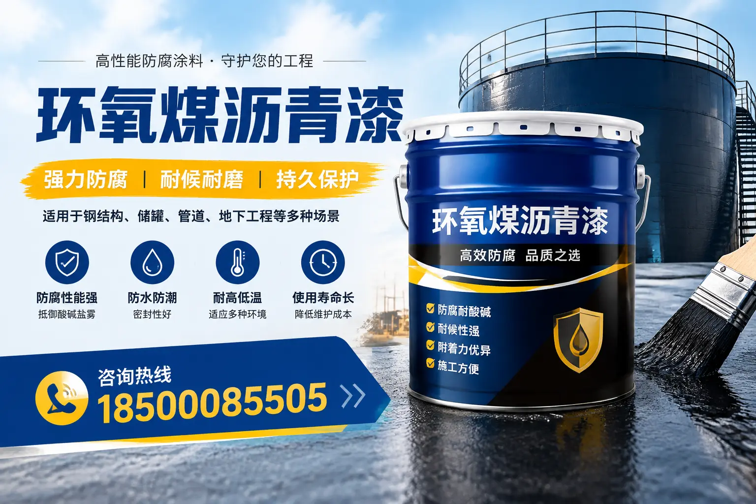 环氧煤沥青漆在工业中的应用，运城企业的选择